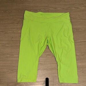 Old Navy Active PowerSoft High-Rise Leggings – Size 4X, Neon Green